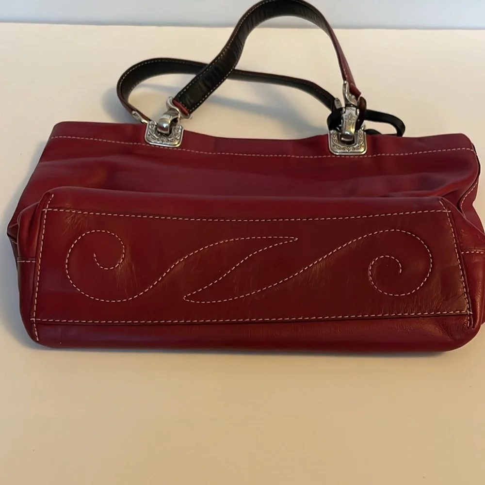 Brighton Red leather purse with heart Valentine’s Day gift handbag pocketbook - Picture 7 of 13